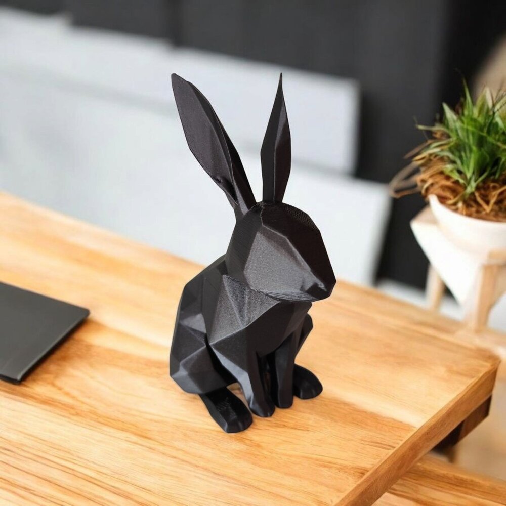 3D Printed Low Poly Bunny Moden Design Perfect for Home Decor Multi-Colors Avail